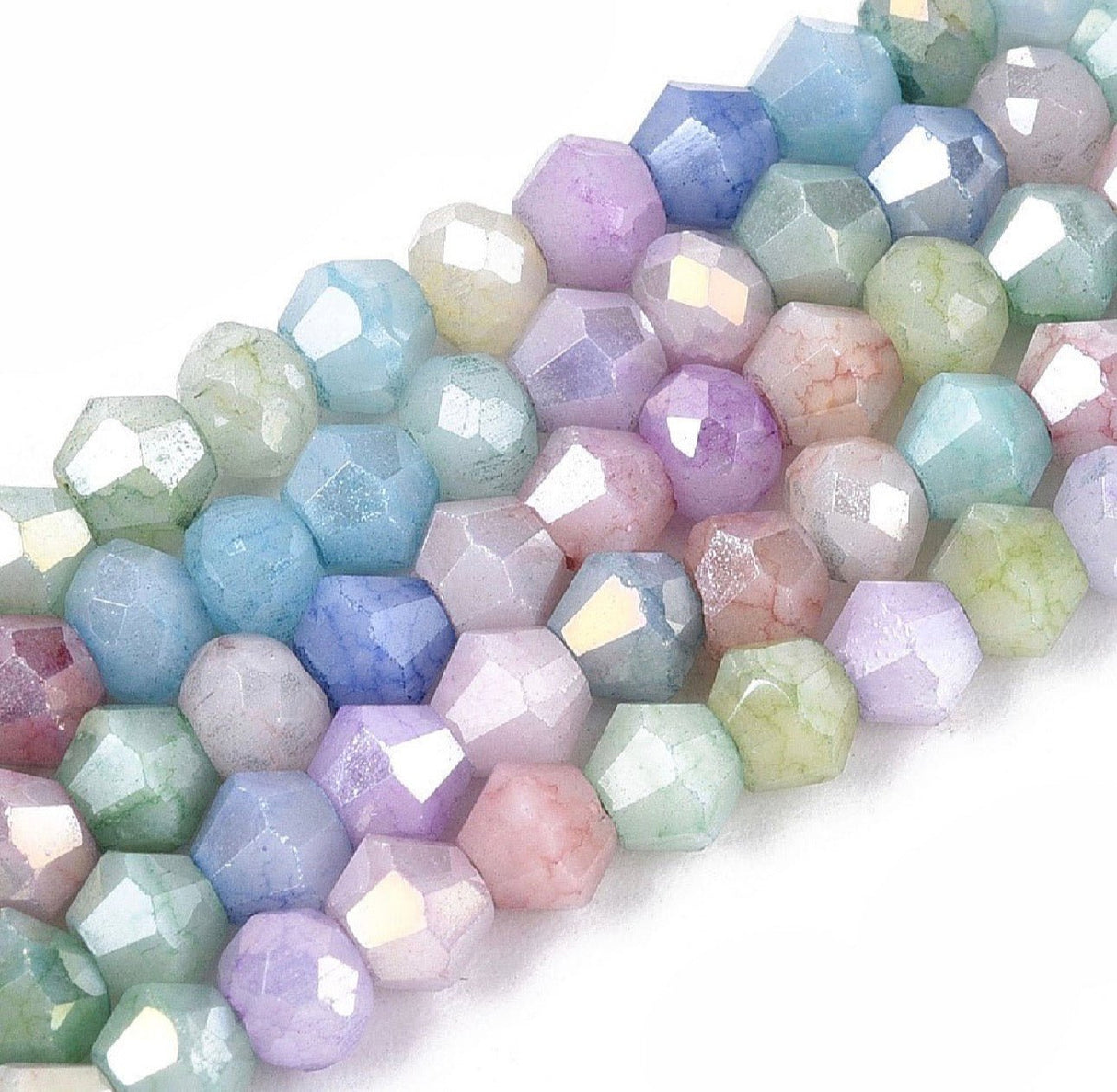 Glasperler Mix – Bicone (4–5mm) - Uniq Perler - 120216