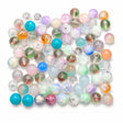 Glasperler – Mixede Farver, Runde (8-10mm) Ca. 100g - Uniq Perler - 115879