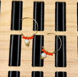 Glasperler, Orange, (2x3mm) - Uniq Perler - 738535