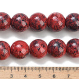 Glasperler – Rød, Runde (14mm) - Uniq Perler - 124952