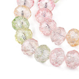 Glasperler, Rondel, Facetteret, (3x4,5 mm) - Uniq Perler - 114148