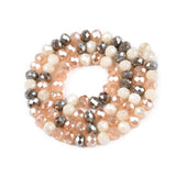 Glasperler, Rondel, Facetteret, 6x4,5mm - Uniq Perler - 114150