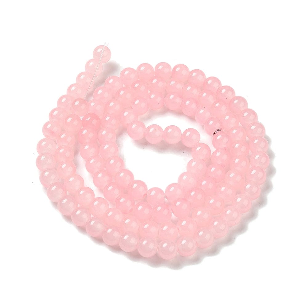 Glasperler, Rosa, (8mm) - Uniq Perler - 112206