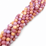 Glasperler – Rosa, Runde (8,5mm) - Uniq Perler - 114685