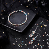 Glasperler Sæt – Facetslebet Rondel Mix (2–3.5mm, 8 Strenge) - Uniq Perler - 120220