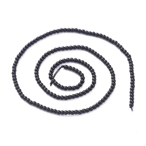 Glasperlen, Schwarz, 2,5mm - Uniq Perler - 5551113