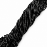 Glasperler - Sort (2,5mm) - Uniq Perler - 5551113