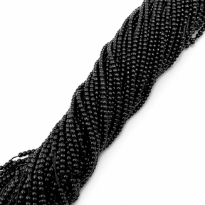 Glasperler - Sort (2,5mm) - Uniq Perler - 5551113