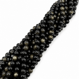 Golden Obsidian Perler – Rund (10mm) - Uniq Perler - 118046
