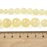 Golden Silk Jade Perler – Graduerede Runde (6,5~12,5mm) - Uniq Perler - 119292