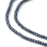 Goldstone – Blå, Facetteret (3x2mm) - Uniq Perler - 0001489785