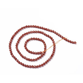Goldstone – Facetteret (3mm) - Uniq Perler - 