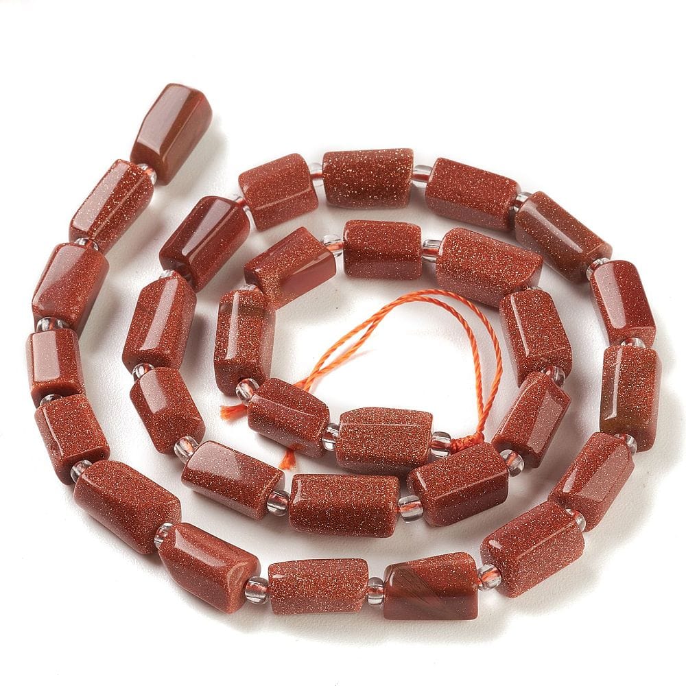 Goldstone Perler, Aflange, 5,5x7,5mm - Uniq Perler - 0001489787