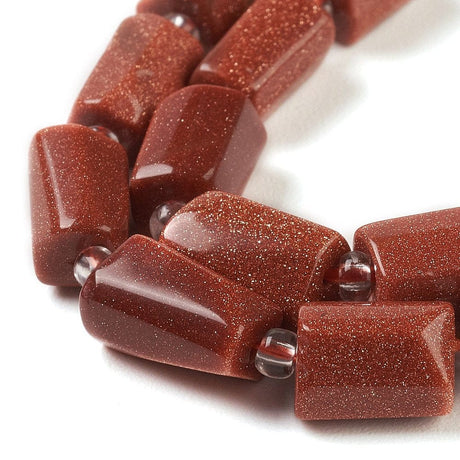 Goldstone Perler, Aflange, 5,5x7,5mm - Uniq Perler - 0001489787