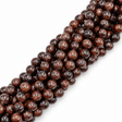 Granat Perler – Mørk Rød/Brun 6mm) - Uniq Perler - 0001489423