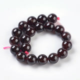 Granat Perler – Mørk Rød (10mm) - Uniq Perler - 