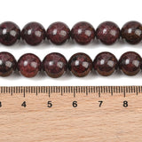Granat Perler – Runde, Glatte (10mm) - Uniq Perler - 125805