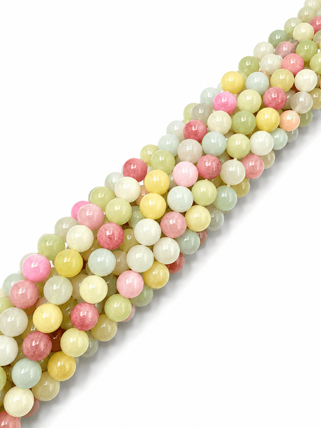 Green Jade Perler - Farve Mix (12mm) - Uniq Perler - 116834