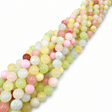 Green Jade Perler – Gradueret-Runde, Farve Mix (6~12mm) - Uniq Perler - 124825