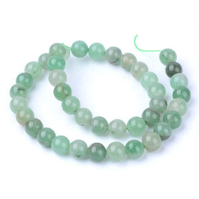 Green Aventurine – Round (10mm) - Uniq Perler - 
