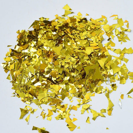 Guld Flager Til Pynt I Resin - 20gr - Uniq Perler - 6098401706