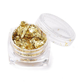 Guld Flager Til Pynt I Resin - Uniq Perler - 0000004963