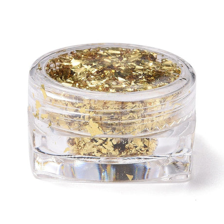 Guld Flager Til Pynt I Resin - Uniq Perler - 0000004963