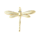 Guldsmed Vedhæng – Zirkonia 18K Forgyldt (37.5mm) - Uniq Perler - 117675