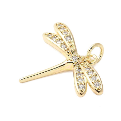 Guldsmede Vedhæng - 18K Forgyldt, Zirkonia (19x25mm) - Uniq Perler - 115448