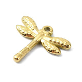 Guldsmede Vedhæng - 18K Vandfast Forgyldt Stål (20x18mm) - Uniq Perler - 115741