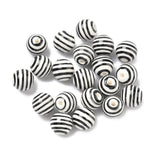 Håndlavede Porcelæn Perler – Runde (12,5mm) 8 stk. - Uniq Perler - 121036