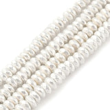 Hæmatit – Forsølvet, Rondel, Facetteret (2x4x2mm) - Uniq Perler - 113194