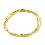 Hæmatit – Hexagon, Langtidsholdbar Forgyldning (5x3,2mm) - Uniq Perler - 876543