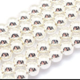 Hæmatit – Langtidsholdbar Forsølvet (12mm) - Uniq Perler - 114293