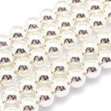 Hæmatit – Langtidsholdbar Forsølvet (4mm) - Uniq Perler - 113024