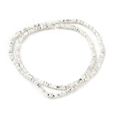 Hæmatit – Langtidsholdbar Forsølvet, Hexagon (2x2,5mm) - Uniq Perler - 112766