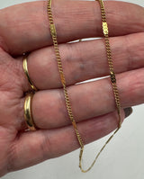 Halskæder Vandfast Klassisk Halskæde, 18K Forgyldt Stål, 40+5cm