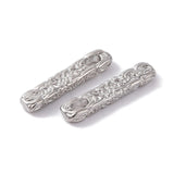 Hamret aflangt Vedhæng, str 23x4,5 mm, 2 stk. - Uniq Perler - 113181