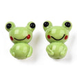 Håndlavede Frø Glasperler, Grøn, 4 Stk - Uniq Perler - 1111489992