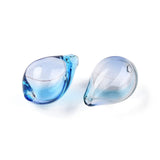 Håndlavede Glasdråber - Stribet (14 - 17mm) 5 Stk - Uniq Perler - 114928