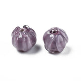 Håndlavede Glasperler, Lilla, (10 - 11mm), 6 Stk - Uniq Perler - 923879