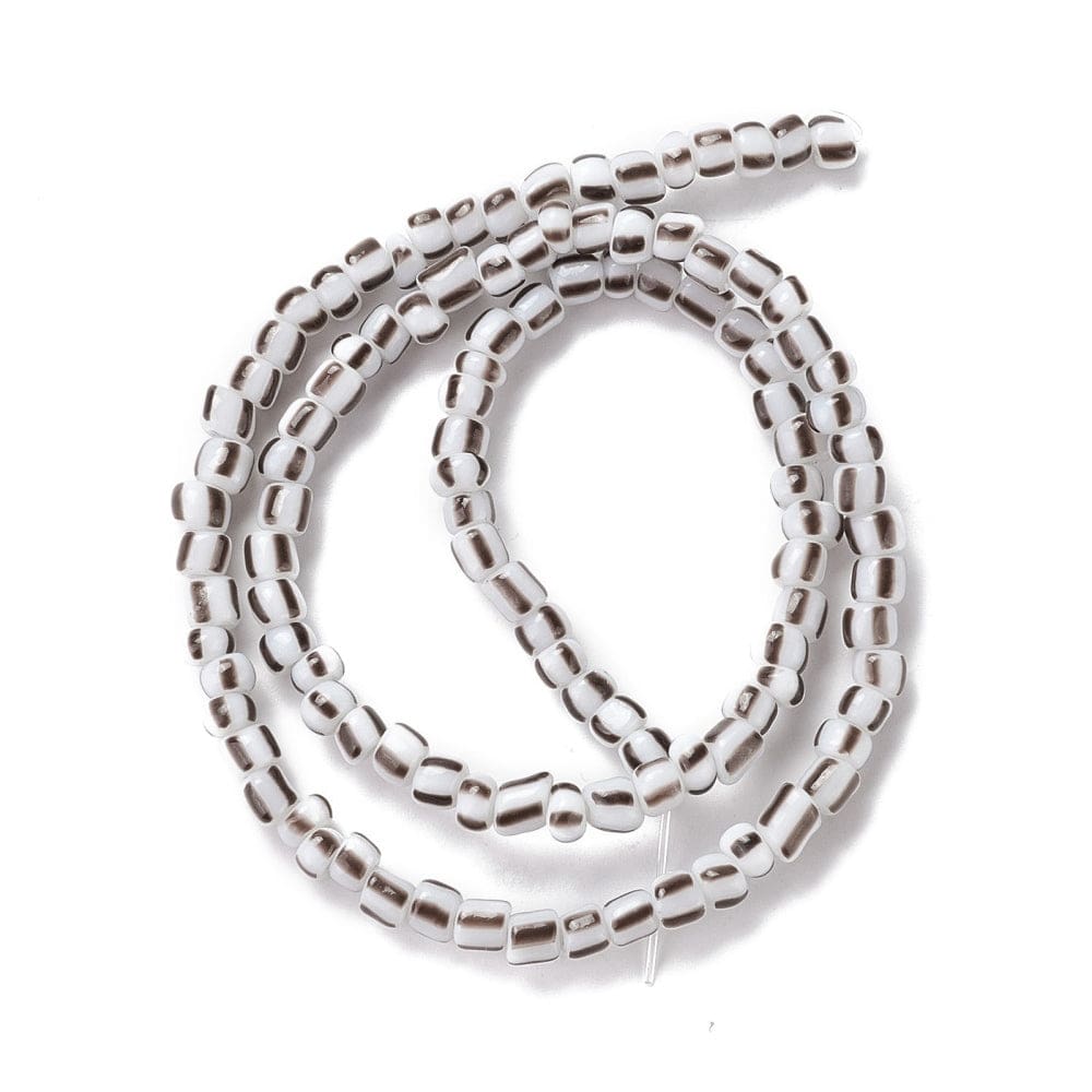 Håndlavede Lampwork Glasperler, 4,5 - 5,5mm - Uniq Perler - 585229