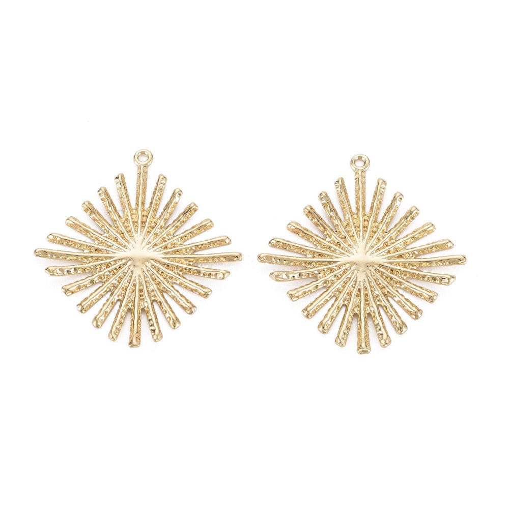 Harlekin Vedhæng, 18K Forgyldt, 30x29x3mm - Uniq Perler - 0000014357