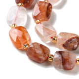 Hematoid Kvarts Perler, (10x8x4,5mm) - Uniq Perler - 675840