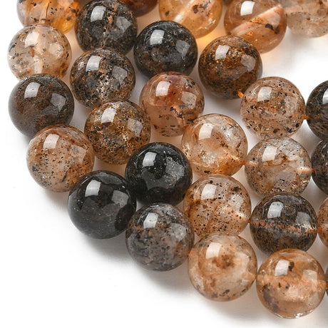 Herkimer Kvarts Perler – Runde (10.5mm) - Uniq Perler - 