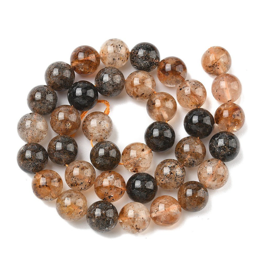 Herkimer Kvarts Perler – Runde (10.5mm) - Uniq Perler - 