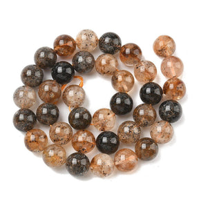 Herkimer Quarzperlen – Rund (10,5 mm) - Uniq Perler - 
