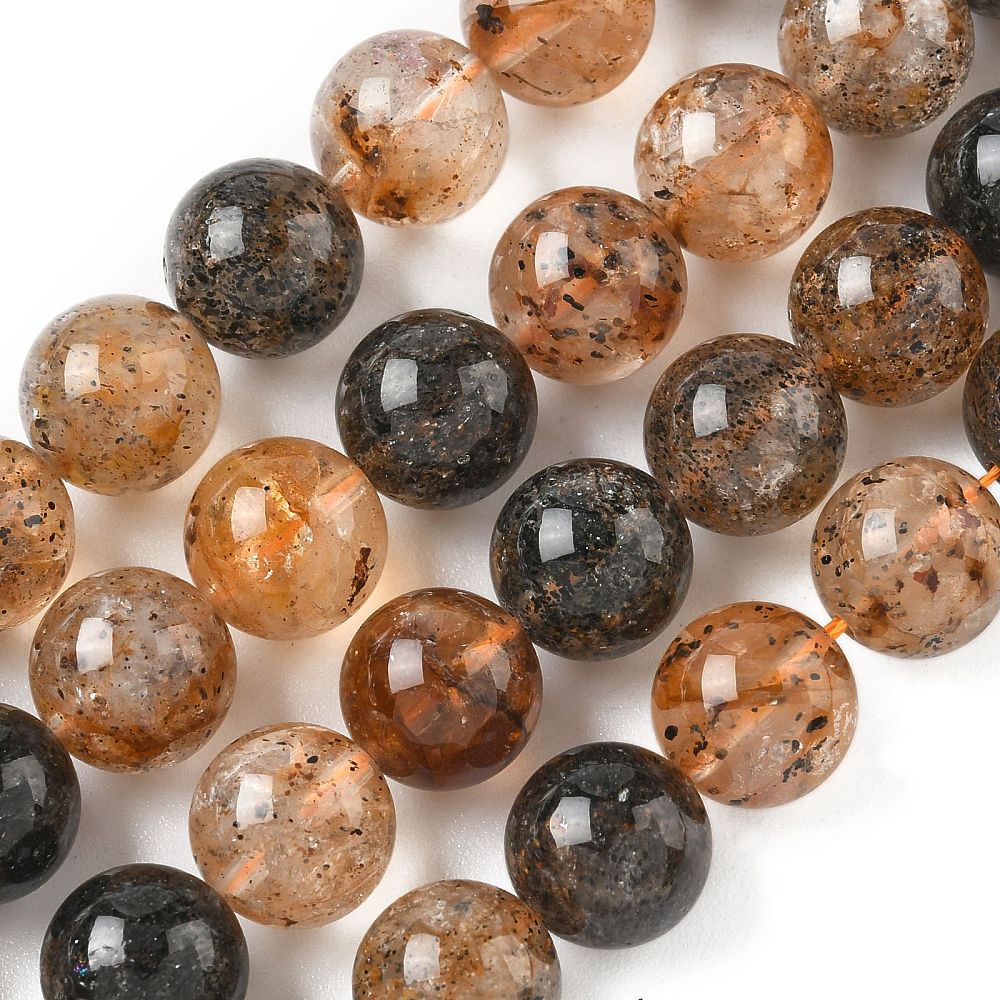 Herkimer Kvarts Perler – Runde (10.5mm) - Uniq Perler - 