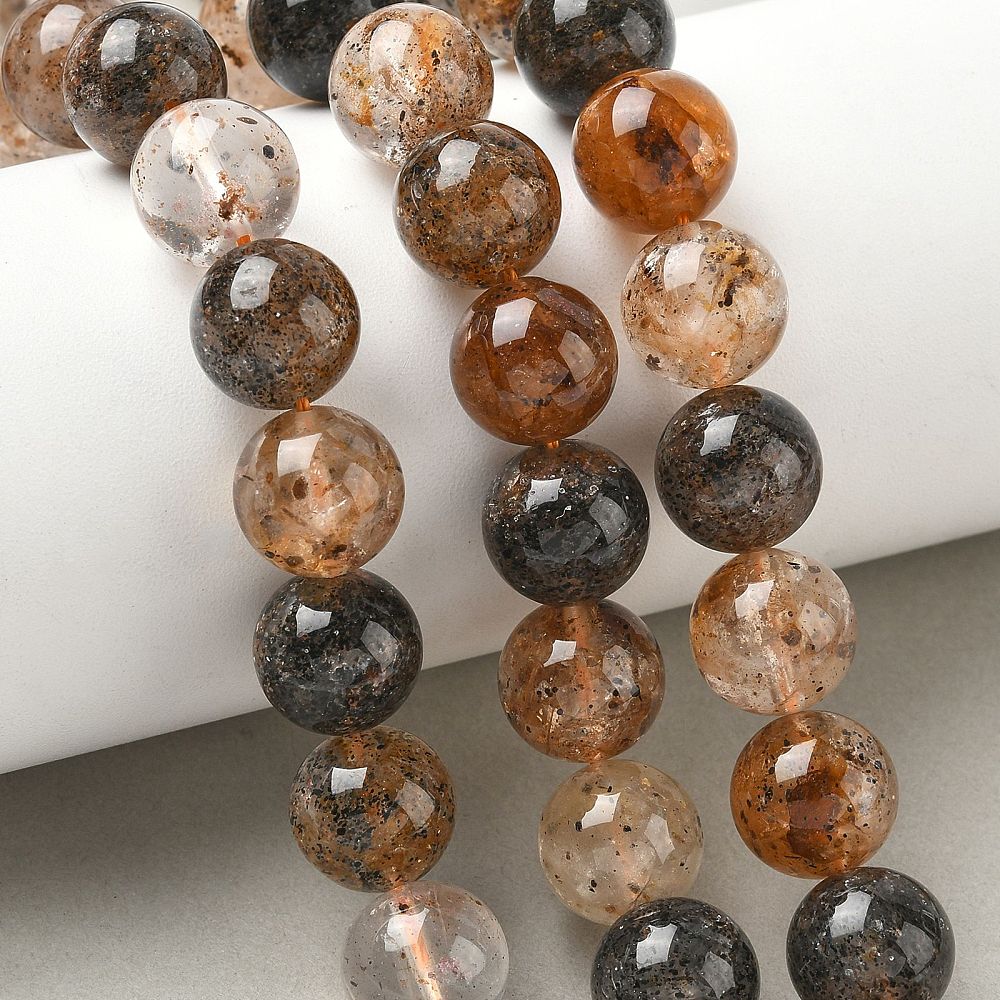 Herkimer Kvarts Perler – Runde (12mm) - Uniq Perler - 