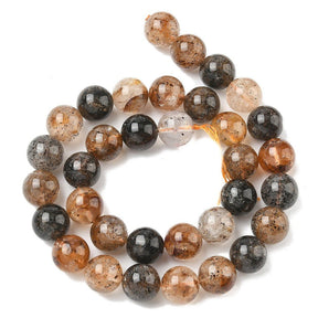 Herkimer Quarz Perlen – Rund (12mm) - Uniq Perler - 